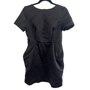 Glamorous Black Short Sleeve Dress Size S